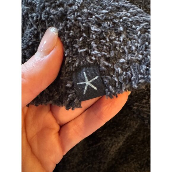 Barefoot Dreams Sweater Women 1X‎ Black CozyChic Knit Cali Open Cardigan - Picture 11 of 11